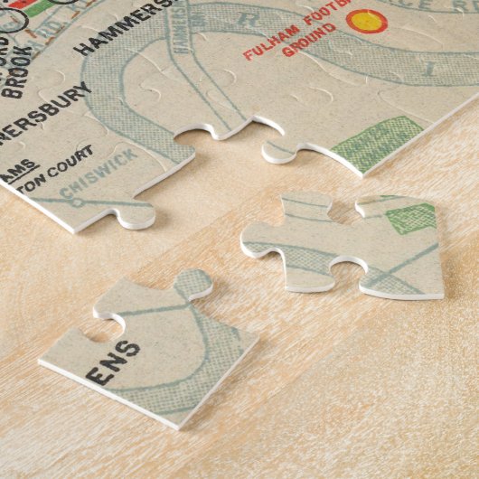 Puzzle Carte du métro de Londres (Côté)