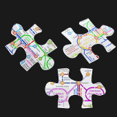 Puzzle Carte du métro du sentier métabolique