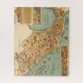 Puzzle Carte du Mexique en images (Vertical)