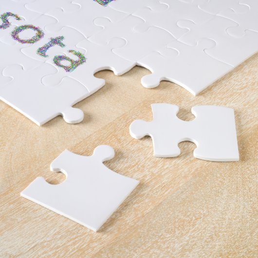 Puzzle Carte du Minnesota (Côté)