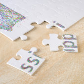 Puzzle Carte du Mississippi (Côté)