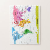Puzzle Carte du monde (Vertical)