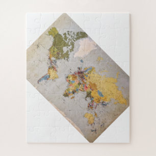 Puzzle carte du monde