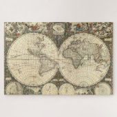 Puzzle Carte du monde 1660 par Frederick de Wit (Horizontal)