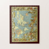 Puzzle Carte du monde antique de l'Empire britannique, 18 (Vertical)