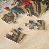 Puzzle Carte du monde antique en deux hémisphères (Côté)