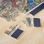 Puzzle Carte du monde antique en forme de cœur par Peter (Côté)