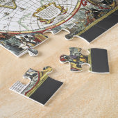 Puzzle Carte du monde antique par Hendrik Hondius, 1630 (Côté)