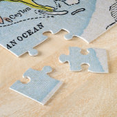 Puzzle CARTE du MONDE, c1300. (Côté)