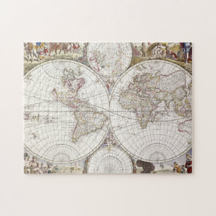 Puzzle Carte du monde d'atlas Maior