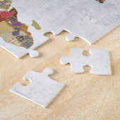 Puzzle Carte du monde de motif (Côté)