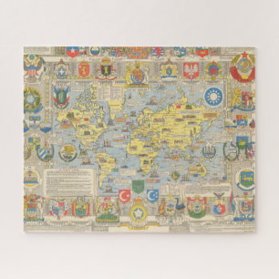 Puzzle Carte du monde des Nations Unies