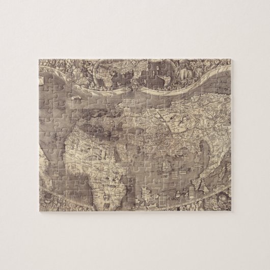 Puzzle Carte du monde Martin Waldseemuller 1507 (Horizontal)
