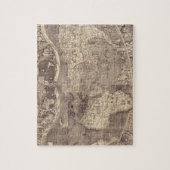 Puzzle Carte du monde Martin Waldseemuller 1507 (Vertical)