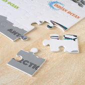 Puzzle Carte du monde pour des enfants - blancs et (Côté)