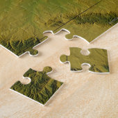 Puzzle Carte du Montana (Côté)