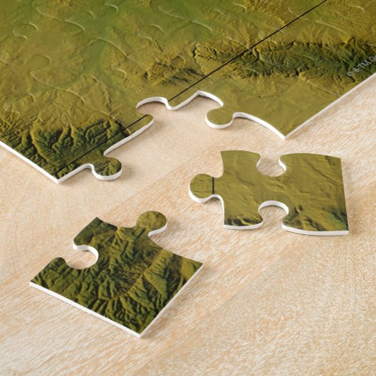 Puzzle Carte du Montana (Côté)