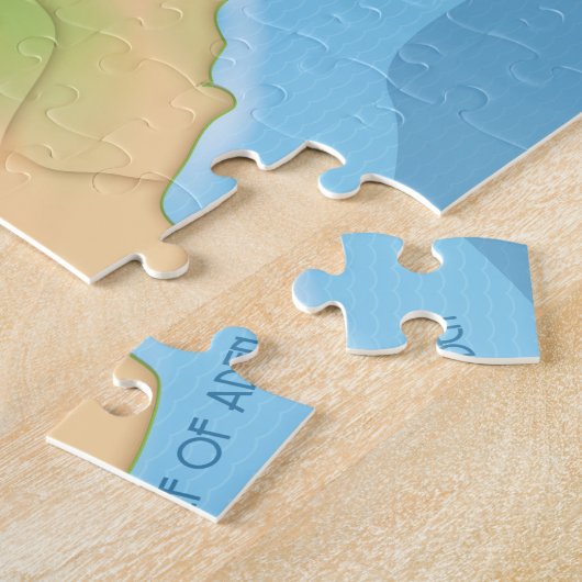 Puzzle Carte Du Moyen-Orient (Côté)