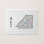 Puzzle Carte du Nevada (Horizontal)