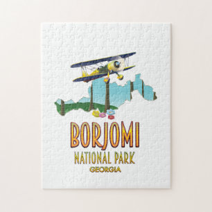 Puzzle Carte du parc national de Borjomi Géorgie