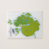 Puzzle Carte du parc national de l'Acadie, Maine Plan du  (Horizontal)