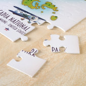 Puzzle Carte du parc national de l'Acadie, Maine Plan du  (Côté)