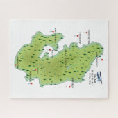 Puzzle Carte du Peak District Angleterre (Horizontal)