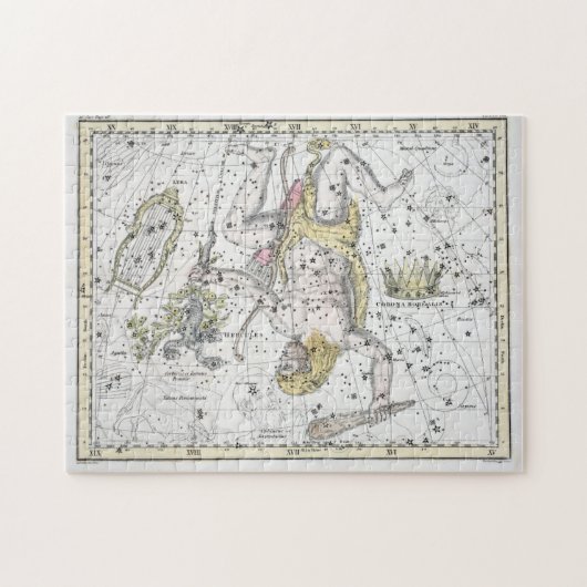 Puzzle Carte du plat VIII de constellations (Horizontal)
