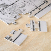 Puzzle Carte du plat XIV de constellations (Côté)