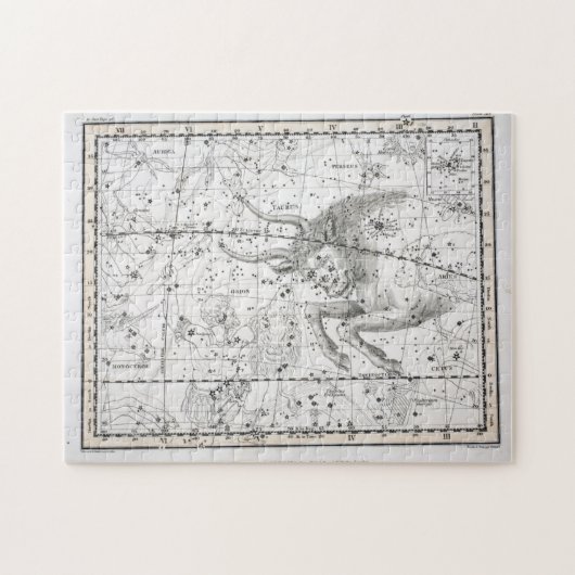 Puzzle Carte du plat XIV de constellations (Horizontal)