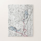 Puzzle Carte du plat XXII de constellations (Vertical)