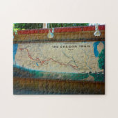 Puzzle Carte du sentier de l'Oregon. (Horizontal)