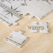 PUZZLE CARTE DU STAFFORDSHIRE, 1793 (Côté)