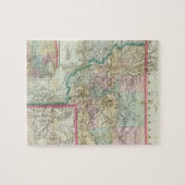 Puzzle Carte Du Territoire Du Montana (Horizontal)