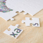 Puzzle Carte du Texas (Côté)