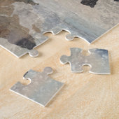 Puzzle Carte en pierre grise du monde (Côté)