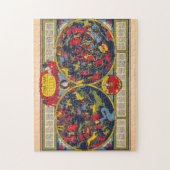 Puzzle Carte étoile vintage - Constellations Graphique cé (Vertical)