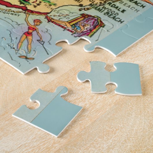 Puzzle Carte Floride 11x14 (Côté)