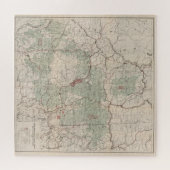 Puzzle Carte forestière nationale des Montagnes blanches  (Horizontal)