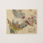 Puzzle Carte géologique des îles britanniques (Horizontal)