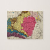 Puzzle Carte géologique du Wisconsin (Horizontal)