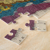 Puzzle Carte géologique du Wisconsin (Côté)