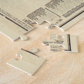 Puzzle Carte géologique Vintage du Michigan (1865) (Côté)