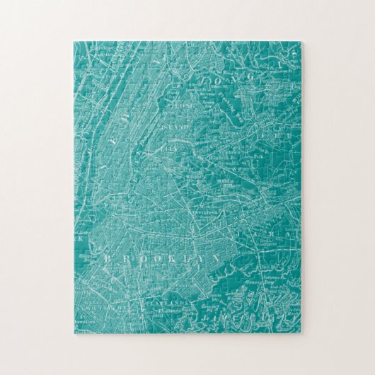 Puzzle Carte graphique de New York (Vertical)