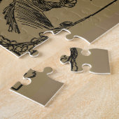 Puzzle Carte illustrative vintage du Nebraska (1912) - Ta (Côté)