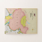 Puzzle Carte illustrée de Chine (Horizontal)
