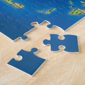 Puzzle Carte illustrée de Grèce (Côté)