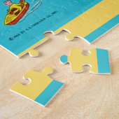 Puzzle Carte illustrée de Jersey Shore (Côté)