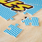 Puzzle Carte illustrée des îles Scilly dans le style Pop  (Côté)