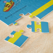 Puzzle Carte illustrée Jersey Shore 16x20 (Côté)